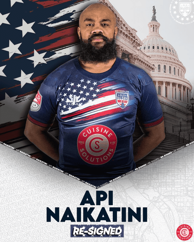 Old Glory DC welcomes back Api Naikatini